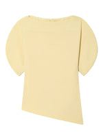 Load image into Gallery viewer, Designer Round Neck Puff Short Sleeve T-Shirt Women N6C267