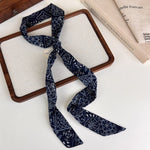 Load image into Gallery viewer, Vintage Paisley Long Narrow Scarf Necktie Women N6G236