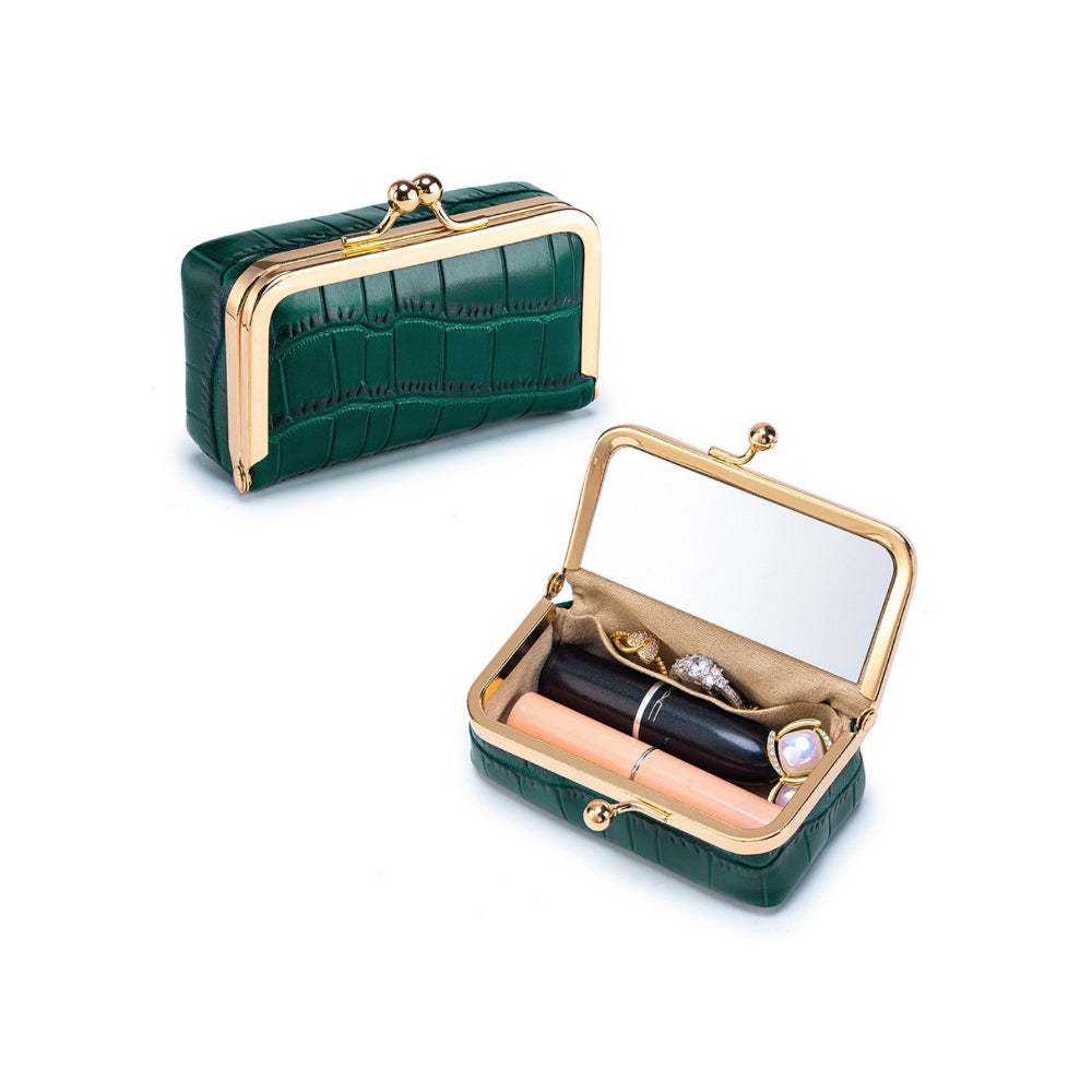 Leather Multifunctional Lipstick Case Jewelry Box N6G053
