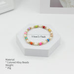 Load image into Gallery viewer, Ombré Pearl Bead Bracelet Enamel Gradient S5P040