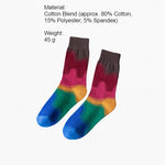 Load image into Gallery viewer, Ombre Gradient Mid-Calf Socks Women Cotton N6H024