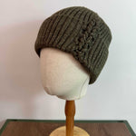 Load image into Gallery viewer, Thick Knit Beanie Earflap Striped Turn-Up Women N6H230