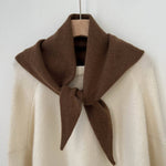 Load image into Gallery viewer, Cashmere Wool Solid Triangle Scarf Women Winter N6H234