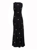 Load image into Gallery viewer, Women's Polka Dot Sleeveless Maxi Dress N6E150