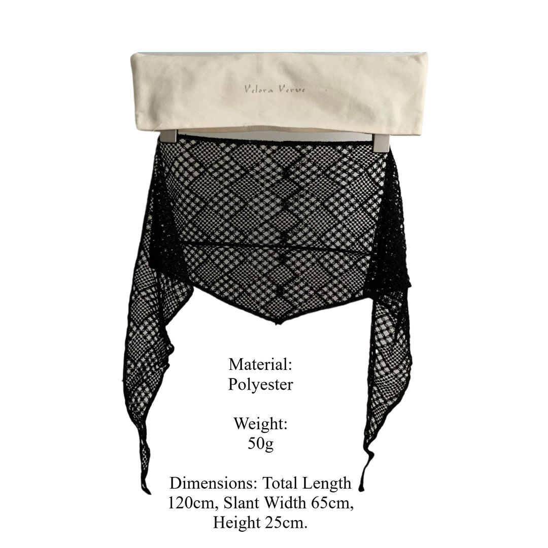 Lace Triangle Layering Skirt Women Adjustable S5P894