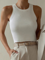Load image into Gallery viewer, Rib Knit Tank Top Women N6C237