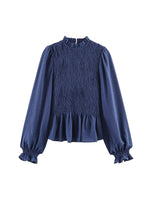 Load image into Gallery viewer, Honeycomb Check Pullover Shirt Women N6C094