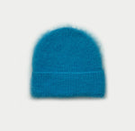 Load image into Gallery viewer, Womens Alpaca Wool Blend Brushed Knit Beanie N6K284