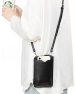 Load image into Gallery viewer, Genuine Leather Vertical Phone Crossbody Bag Women N6D015