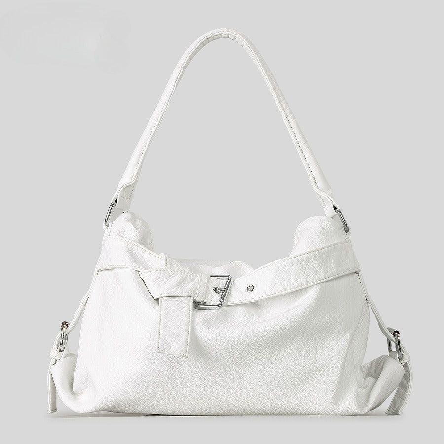 Women's PU Vintage Oversized Tote Shoulder Bag N6J118