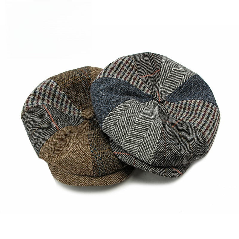 Newsboy Cap with Classic Eight Panel Design  M5A266