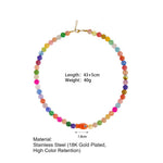 Load image into Gallery viewer, Y2K Dopamine Stainless Steel Beaded Necklace  N6E115