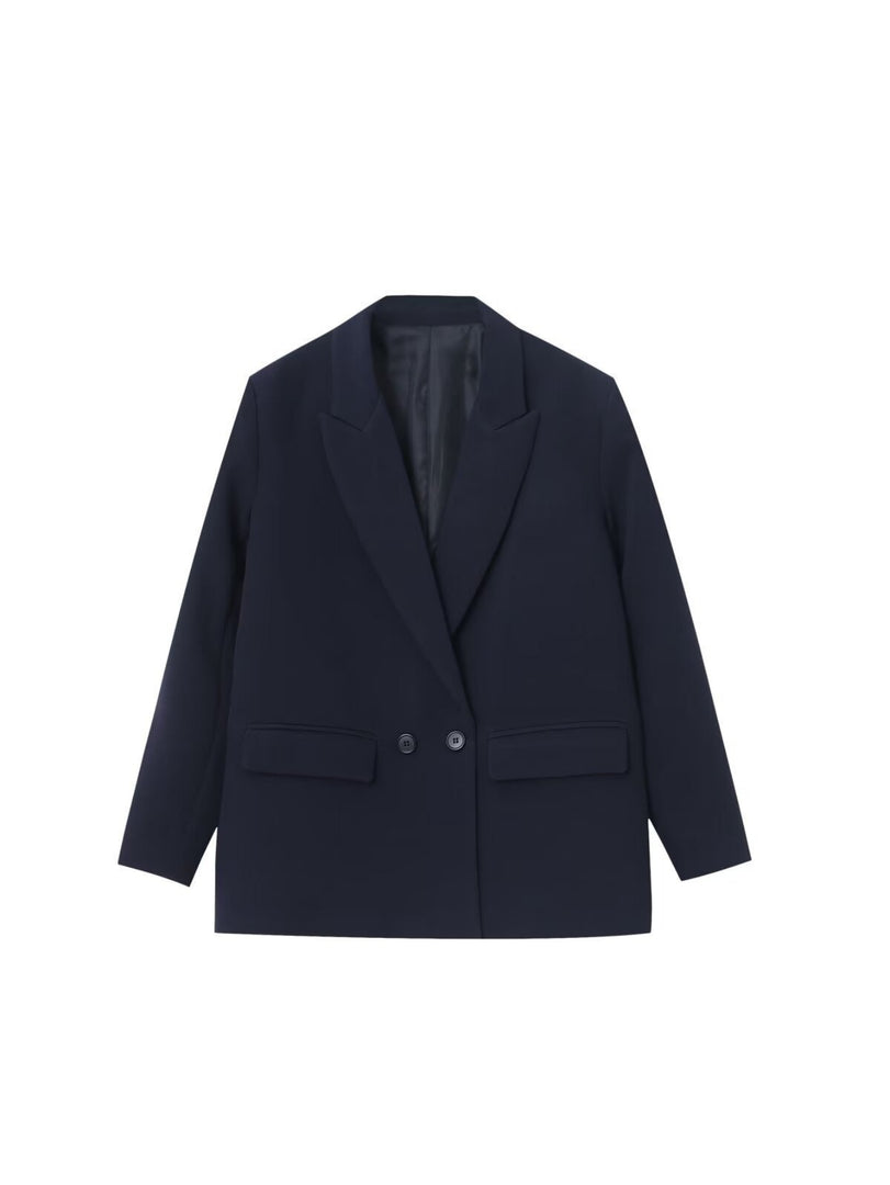 Double Breasted Loose Fit Blazer Women N6F012