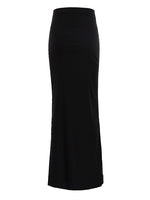 Load image into Gallery viewer, Slim Fit Black Midi Pencil Skirt Women N6C207
