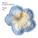 Load image into Gallery viewer, 3D Floral Accent Composite Ponytail Hair Tie S5P430

