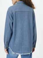 Load image into Gallery viewer, Vintage Washed Denim Jacket Women N6D167