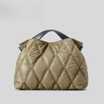 Load image into Gallery viewer, Diamond Quilted Polyester Tote Multi Color Options S5P392