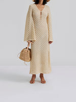 Load image into Gallery viewer, Cotton Bikini Dress Mid Weight Apricot N5Z992
