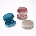 Load image into Gallery viewer, Velvet Shell Ring Box Jewelry Organizer with Display N6E068