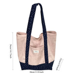 Load image into Gallery viewer, Women's Large Floral Color-Block Suede-Feel Tote Bag N6J210