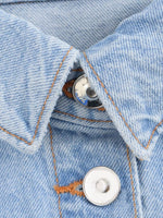 Load image into Gallery viewer, Pocket Detail Denim Short Jumpsuit N6F001