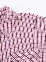 Load image into Gallery viewer, Bow Tie Detail Gingham Shirt Women N6C112