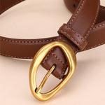 Load image into Gallery viewer, Double-Sided Genuine Leather Belt Women  N6H329