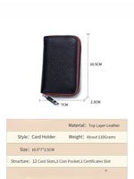 Load image into Gallery viewer, Accordion RFID Leather Card Holder Women N6D033