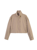 Load image into Gallery viewer, Zip Detail Long Sleeve Windbreaker Jacket Women N6D123
