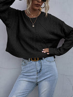 Load image into Gallery viewer, Cable Cropped Sweater Crew Lightweight N5Z500
