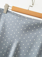 Load image into Gallery viewer, Polka Dot Satin Feel Simple Skirt Women N6E151