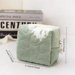 Load image into Gallery viewer, Womens Heart Design Polyester Cosmetic Bag N6K121