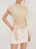 Load image into Gallery viewer, Womens Tweed Detail Top N25A601