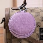 Load image into Gallery viewer, Genuine Leather Round Lipstick &amp; AirPods Case N6E067