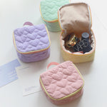 Load image into Gallery viewer, Womens Heart Print Polyester Cosmetic Bag N6K119
