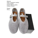 Load image into Gallery viewer, Handwoven Ballet Mary Jane Flat Shoes Women Leather N6G244