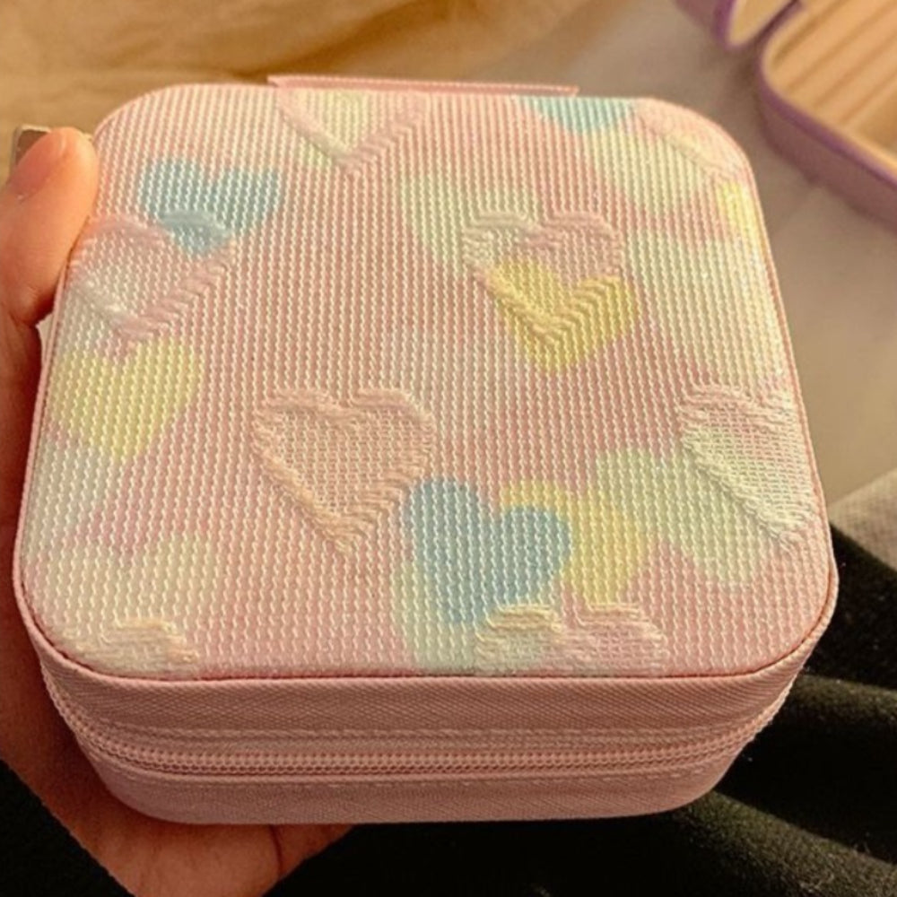 Heart Shaped Jewelry Box  Multi Compartments N6E128