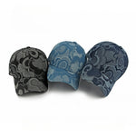 Load image into Gallery viewer, Denim Jacquard Hard Top Baseball Cap Washed Vintage N6G209