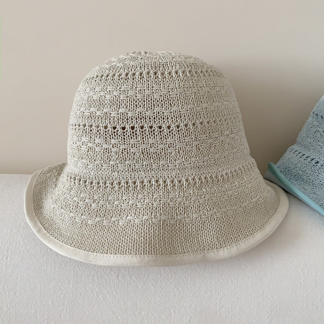 Blue Breathable Bucket Hat Summer Sun Hat AKZZ010