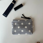 Load image into Gallery viewer, Vintage Polka Dot Corduroy Mini Coin Purse N6K106