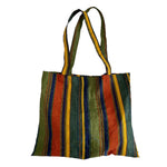 Load image into Gallery viewer, Retro Color Clash Rainbow Stripes Shoulder Bag  S5P270