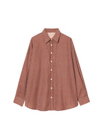 Load image into Gallery viewer, Striped Poplin Loose Shirt Women N6C099