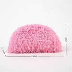 Load image into Gallery viewer, Women's Plush Feather Cloud Clutch Bag N6J119