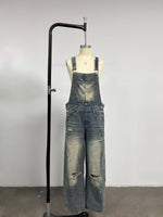 Load image into Gallery viewer, Loose Fit Relaxed Denim Overalls Women N6D166