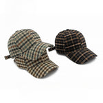 Load image into Gallery viewer, Structured Plaid Baseball Cap  M5A268