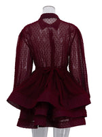 Load image into Gallery viewer, French A-line Shirt Dress Women N6C210