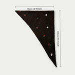 Load image into Gallery viewer, Women's Wool Blend Rose Embroidered Triangle Scarf N6J123