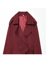 Load image into Gallery viewer, Short Belted Jacket Women Office N6C266
