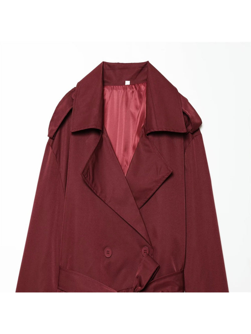 Short Belted Jacket Women Office N6C266