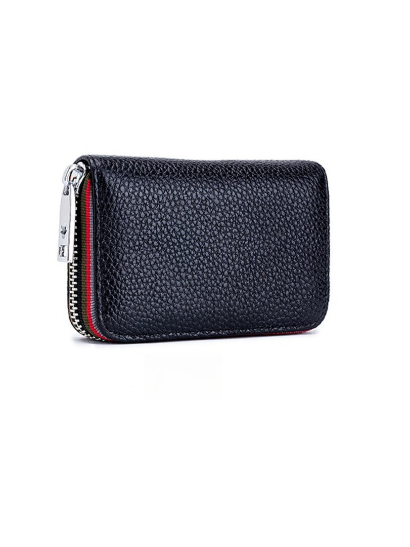 Accordion RFID Leather Card Holder Women N6D033